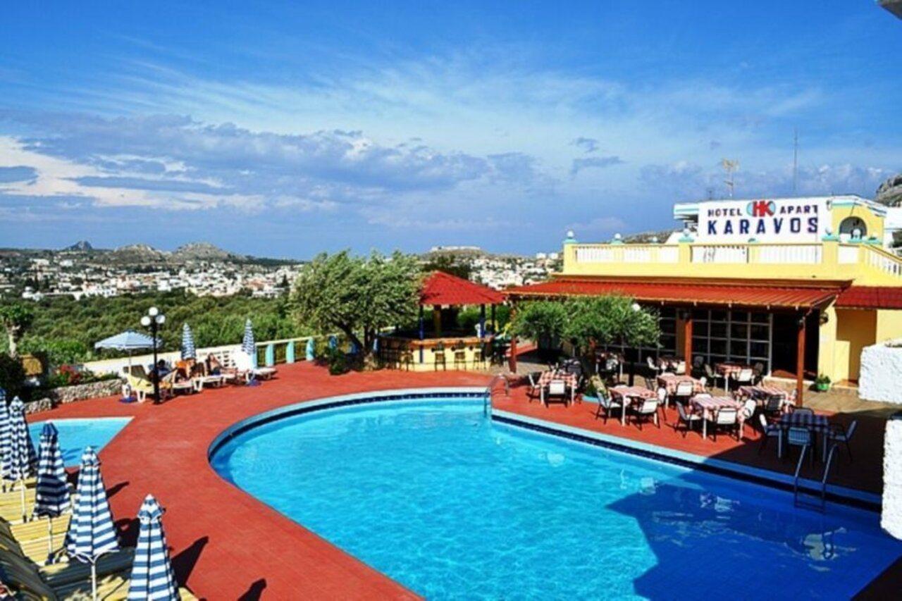Karavos Hotel Apartments อาร์คานเยโลส ภายนอก รูปภาพ