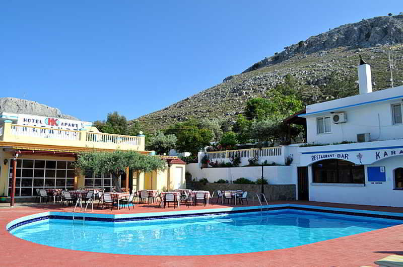 Karavos Hotel Apartments อาร์คานเยโลส ภายนอก รูปภาพ